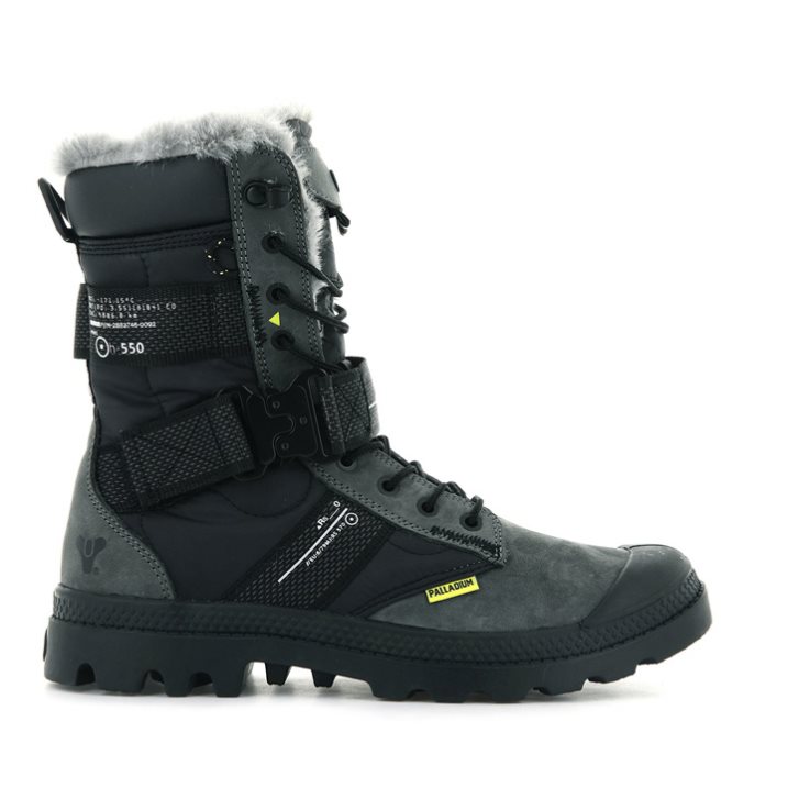 Palladium Pampa Europa Tactical Laarzen Heren Zwart | NL 54LBCFS